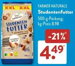 Aldi Süd Farmer Naturals Studentenfutter Angebot