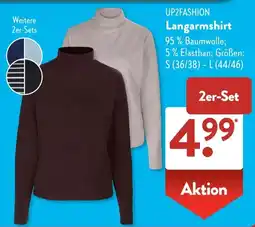 Aldi Süd UP2FASHION Langarmshirt Angebot