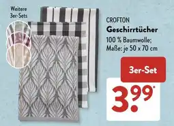 Aldi Süd CROFTON Geschirrtücher Angebot