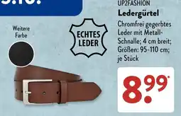 Aldi Süd UP2FASHION Ledergürtel Angebot