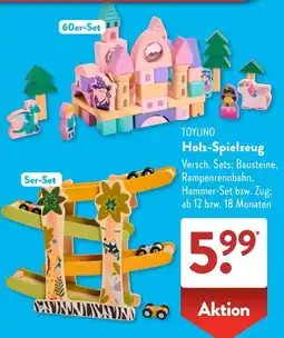 Aldi Süd TOYLINO Holz-Spielzeug Angebot
