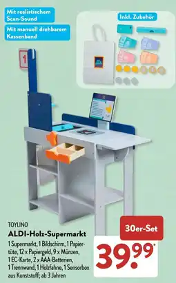 Aldi Süd TOYLINO ALDI-Holz-Supermarkt Angebot