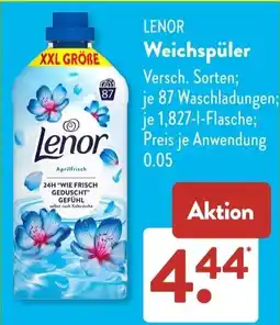 Aldi Süd Lenor Weichspüler Angebot