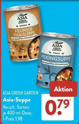 Aldi Süd Asia Green Garden Asia-Suppe Angebot
