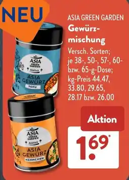 Aldi Süd ASIA GREEN GARDEN Gewürzmischung Angebot