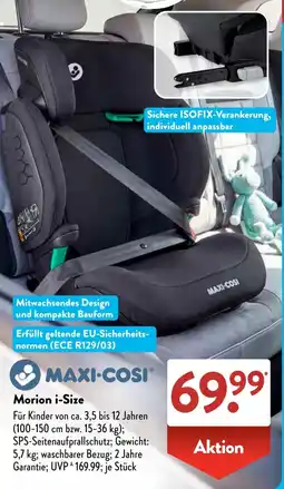 Aldi Süd MAXI-COSI Morion i-Size Angebot