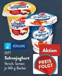 Aldi Süd ZOTT Sahnejoghurt Angebot