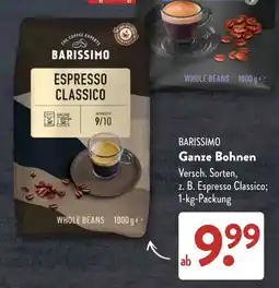 Aldi Süd BARISSIMO Espresso Classico Angebot