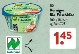 Aldi Süd Körniger Bio-Frischkäse Angebot