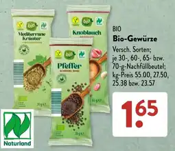 Aldi Süd Naturland Bio-Gewürze Angebot