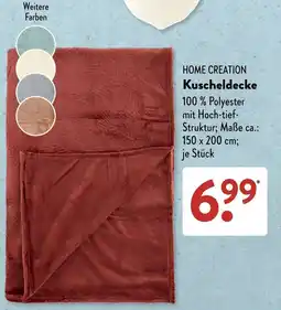 Aldi Süd HOME CREATION Kuscheldecke Angebot