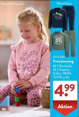 Aldi Süd LILY & DAN Freizeitanzug Angebot