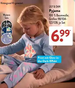 Aldi Süd LILY & DAN Pyjama Angebot