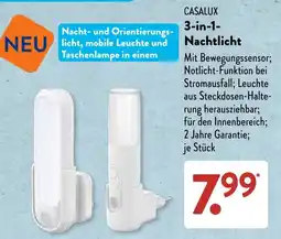 Aldi Süd CASALUX 3-in-1-Nachtlicht Angebot