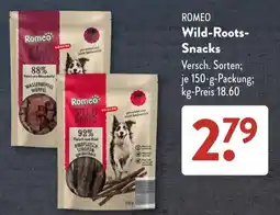 Aldi Süd Romeo Wild-Roots-Snacks Angebot