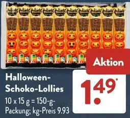 Aldi Süd Halloween-Schoko-Lollies Angebot