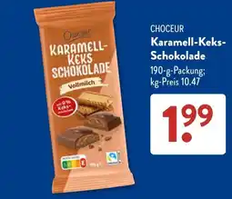 Aldi Süd CHOCEUR Karamell-Keks-Schokolade Angebot