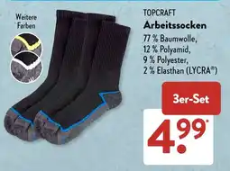 Aldi Süd TOPCRAFT Arbeitssocken Angebot