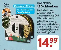 Aldi Süd HOME CREATION LED-Lichterkette Angebot