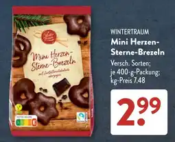 Aldi Süd WINTERTRAUM Mini Herzen-Sterne-Brezeln Angebot