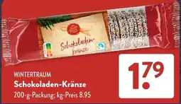 Aldi Süd WINTERTRAUM Schokoladen-Kränze Angebot
