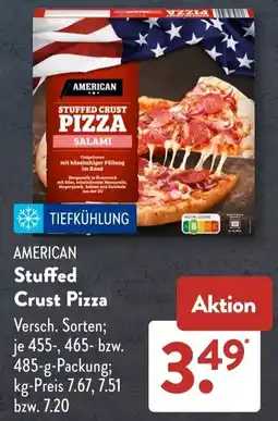 Aldi Süd AMERICAN Stuffed Crust Pizza Angebot