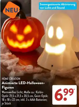 Aldi Süd HOME CREATION Animierte LED-Halloween-Figuren Angebot
