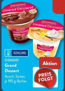 Aldi Süd Ehrmann Grand Dessert Angebot