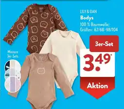 Aldi Süd LILY & DAN Bodys Angebot