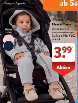 Aldi Süd LILY & DAN Fleece-Overall Angebot