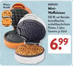 Aldi Süd AMBIAINO Mini-Waffeleisen Angebot