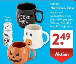 Aldi Süd CROFTON Halloween-Tasse Angebot
