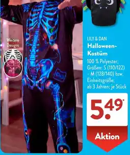 Aldi Süd LILY & DAN Halloween-Kostüm Angebot