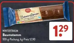 Aldi Süd WINTERTRAUM Baumstamm Angebot