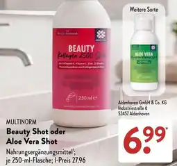 Aldi Süd MULTINORM Beauty Shot Angebot