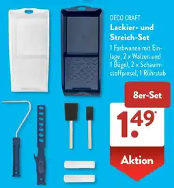 Aldi Süd DECO CRAFT Lackier- und Streich-Set Angebot