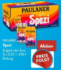 Aldi Süd PAULANER Spezi Angebot