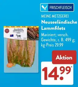 Aldi Süd Neuseeländische Lammfilets Angebot