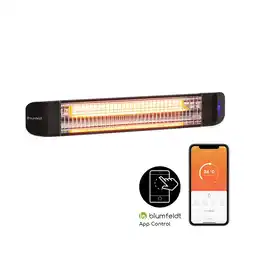 Netto Marken-Discount Smartwave Infrarot-Heizstrahler Carbonröhre 2400W WiFi Appsteuerung Angebot