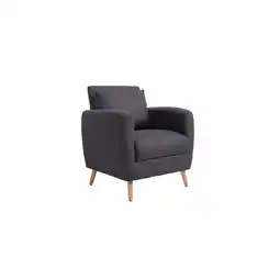 Netto Marken-Discount CLP Polstersessel TILGARD mit Armlehnen und Stoffbezug I Belastbarer Loungesessel mit Holzbeinen Angebot
