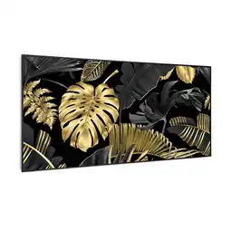 Netto Marken-Discount Wonderwall Air Art Smart Infrarotheizung Schwarzes Blatt 120x60cm 700W 120 x 60 cm Angebot