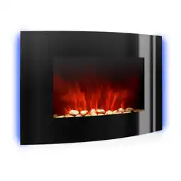 Netto Marken-Discount Lausanne Elektrischer Kamin Leistung: 1000 - 2000W LED Fernbedienung Schwarz Angebot