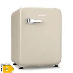 Netto Marken-Discount Audrey Evo Mini Kühlschrank 68L Retro-Design leise kompakt 3 Farben Creme 68 Liter Angebot