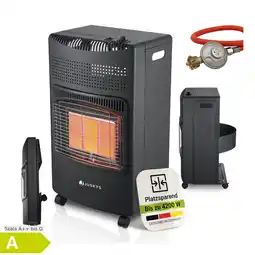 Netto Marken-Discount Juskys Gasheizung GS42US – Infrarot-Heizstrahler bis 4200 W für Terrasse & Outdoor in Schwarz Angebot