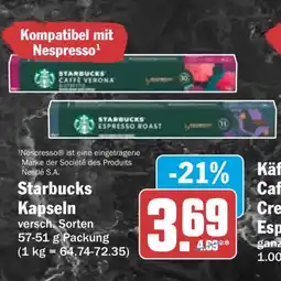 HIT Starbucks Kapseln Angebot