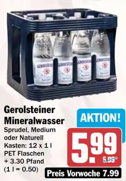 HIT Gerolsteiner Mineralwasser Angebot