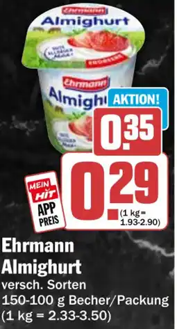 HIT Ehrmann Almighurt Angebot