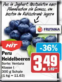 HIT FRUTANIA Heidelbeeren Angebot