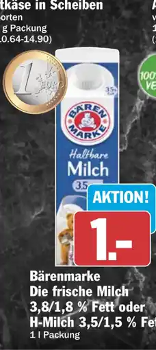 HIT Bärenmarke Haltbare Milch Angebot