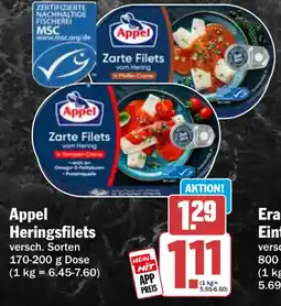 HIT Appel Heringsfilets Angebot
